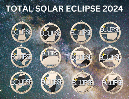 Total Solar Eclipse Ornaments