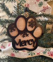 Paws Custom Ornament Benefiting DRM