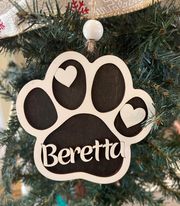 Paws Custom Ornament Benefiting DRM