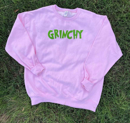 Grinchy 3D Puff Sweatshirt