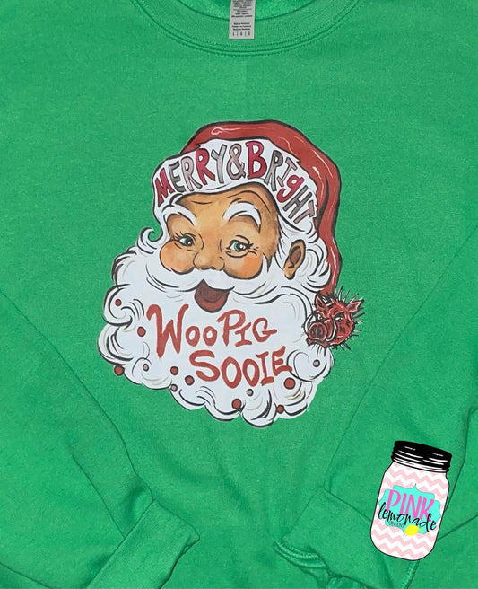 Merry & Bright Woo Pig Sooie Adult Shirts