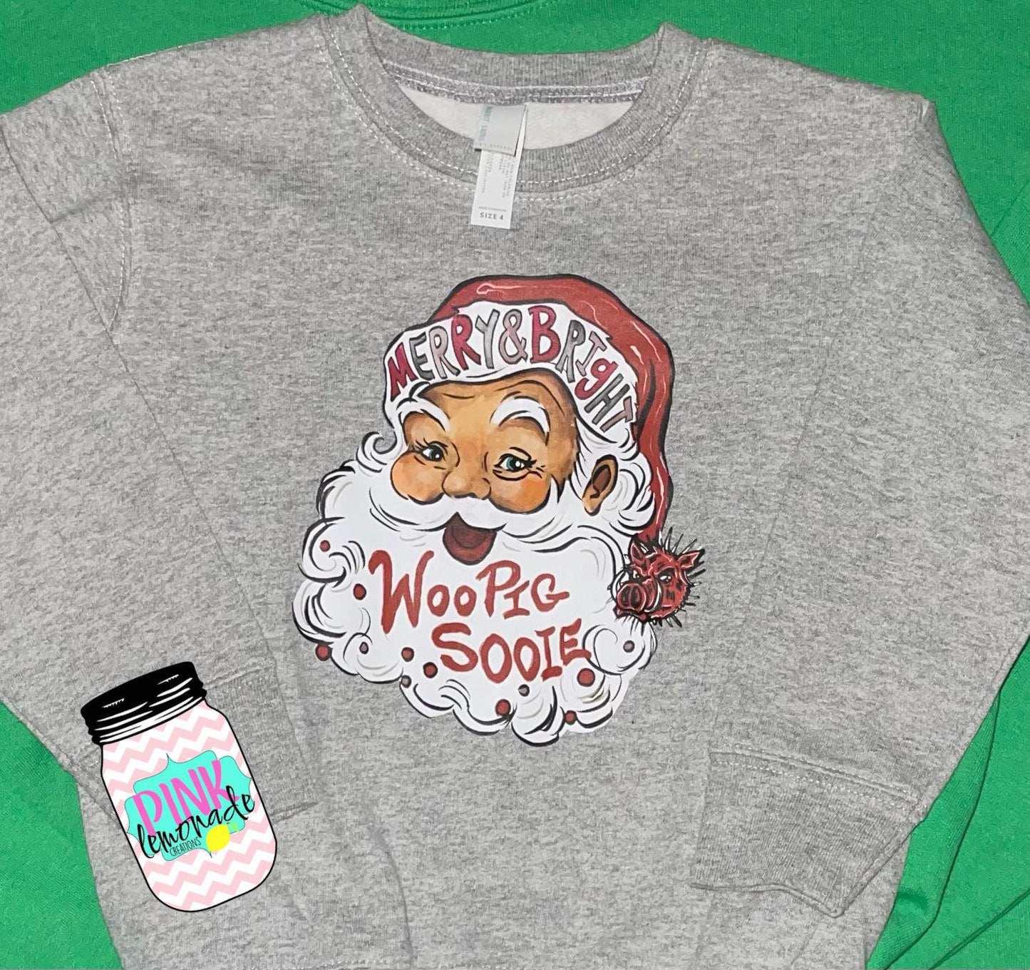 Merry & Bright Woo Pig Sooie Youth Shirts